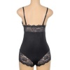 Subblime Black Floral Lace Teddy L/XL