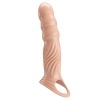 Textured Penis Sheath With Extenders