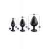 Afbeelding van Blush - Luxe Bling Plugs Trainingskit Zwart met Rode Edelstenen