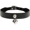Coquette Chic Desire Vegan Leather Rattle Collar