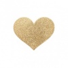 Bijoux Indiscrets Flash Golden Heart Nipple Covers