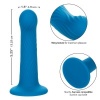 CalExotics Wave Rider Ripple Anal Plug Blue
