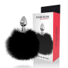 Darkness Anal Plug with Tail Black 7 CM