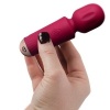 Rocks Off Mini Rechargeable Wand 16 Functions Azalea Red