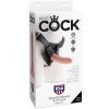 King Cock Harness with Realistic Penis, 15 cm