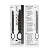 Black & Silver Bob Powerful Silicone Anal Vibrator