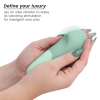 Womanizer Vibe Lay-On Silent Vibrator Sage