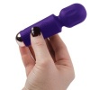 Rocks Off Mini Rechargeable Wand 16 Functions Violet Dream