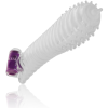 Ohmama Textured Penis Sleeve with Vibrating Bullet