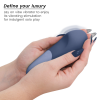Womanizer Vibe Lay-On Silent Vibrator Dark Blue