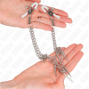 KINK Nipple Clamps With Spike Chain 30cm