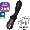 Satisfyer Heat Climax Anal Vibrator, App, Black