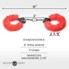 Afbeelding van XR Brands - Cuffed In Fur Handboeien - Rood