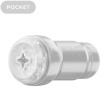 Kiiroo Feel Pocket Stroker Crystal, Transparent