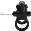 Pretty Love Passionate Double Vibrating Ring, Black