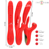 Intense Rosalia 3-in-1 Multifunction Vibrator - Red
