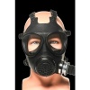 Afbeelding van XR Brands - Inhaler Gas Masker Met Fles - Zwart & Wit