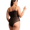 Subblime Black Chain Suspenders Bodysuit L/XL