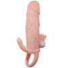 Baile Brave Man Penis Cover Dual Stimulation Flesh