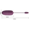 Pretty Love Nymph Vibrating Egg App Controlled Purple