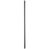 All Black 6mm Silicone Urethral Probe 24cm