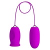 Pretty Love Daisy Purple Dual Egg Rechargeable Vibrator