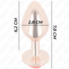 Kink Pink Gold Anal Plug Red Rose Small