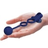 Pretty Love Remington Double Ring with Plug Blue