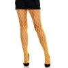 Leg Avenue Neon Orange Eyelet Tights