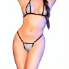 Chilirose CR 4660 Adjustable Bikini Silver S/M