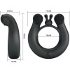 Pretty Love Dahlia Vibrating Ring w/ Clitoral Stimulator