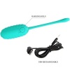 Pretty Love — Kirk Rechargeable Vibrating Egg Aqua Green