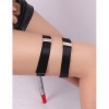 Subblime Adjustable Buckle Leg Rings Black