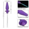 CalExotics Southern Lights Light-Up Anal Plug Purple