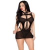 Leg Avenue 81680 Mini Dress Teddy Black
