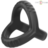 Intense Carson Double Silicone Penis Ring Black Model 4