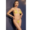 4898 YELLOW STRASS BIKINI One SIZE