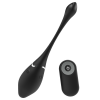 Black & Silver Jenell Rechargeable Vibrating Egg