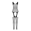 Passion Bodystocking BS 104 White One Size