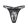 Sublime 3-Piece Lingerie Set Floral Black L/XL