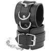 Darkness Black Leather Handcuffs