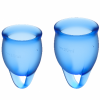 Satisfyer Feel Confident Cup Kit, Dark Blue