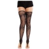 Leg Avenue Floral Footless Stockings