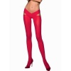 Passion Open Tights 005 Red 3/4 60 DEN