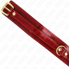 Wine Red Adjustable Necklace With Golden Details 29-42.5 CM X 4 CM