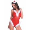 Livco Corsetti Fashion Naughty Santa Lc 90706 Christmas Bodysuit L/XL
