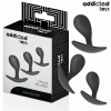 Addicted Toys Set of 3 Anal Plug Silicone Model 3