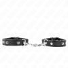 Kink Mini Black Wristbands with Studs