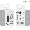 Intense Anal Plug Metal 10 Vibrations M with Remote