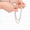 KINK Nipple Clamps With 2 Thin Chains Silver 20/23cm